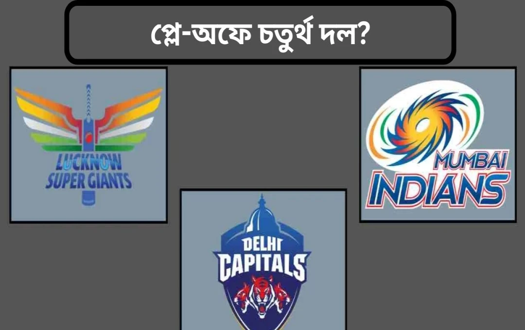 IPL 2025: প্লেঅফের দৌড়ে তীব্র প্রতিযোগিতা
