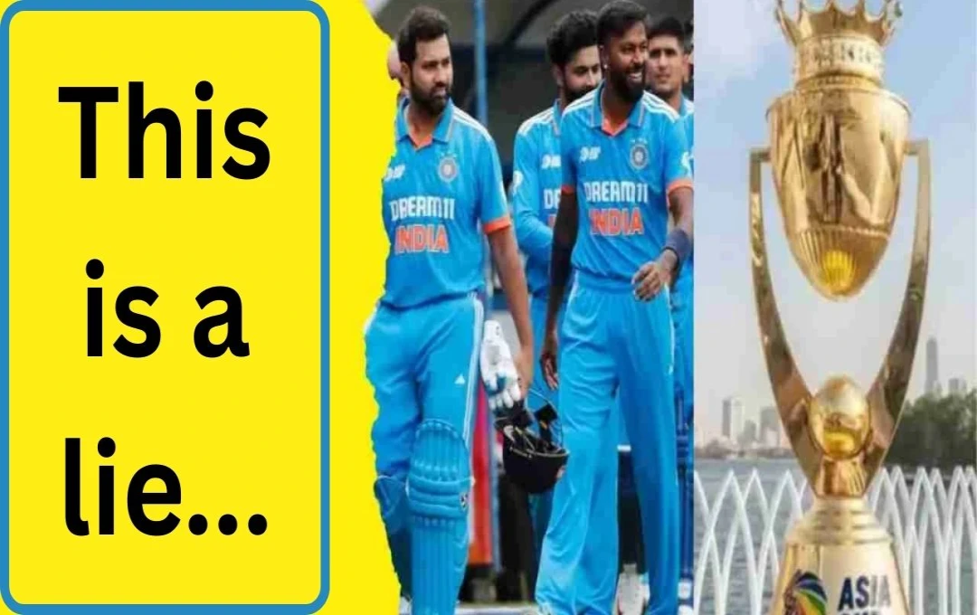 BCCI Denies India's Withdrawal from 2025 Asia Cup