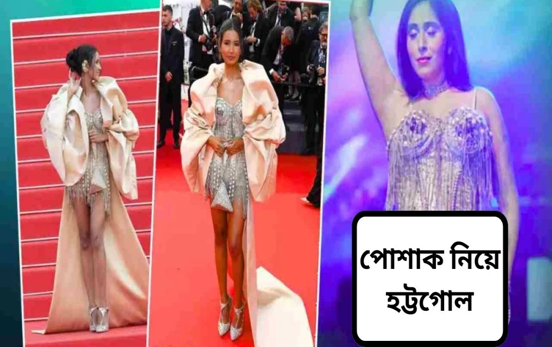 কানসে ন্যান্সি ত্যাগীর পোশাক নিয়ে বিতর্ক: নকল নাকি সৃজনশীলতা?