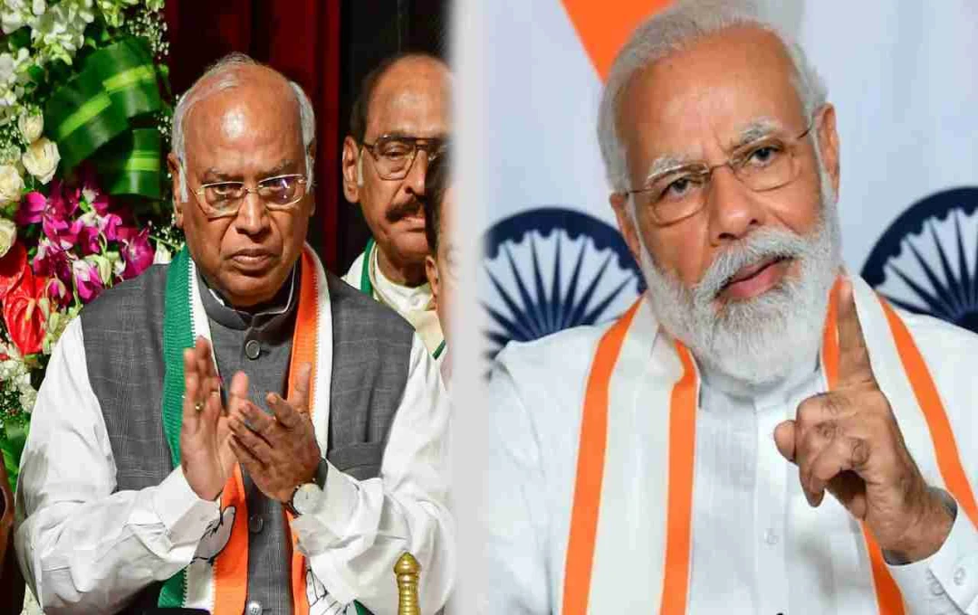 Kharge Accuses Modi Government of Ignoring Pulwama Attack Intelligence