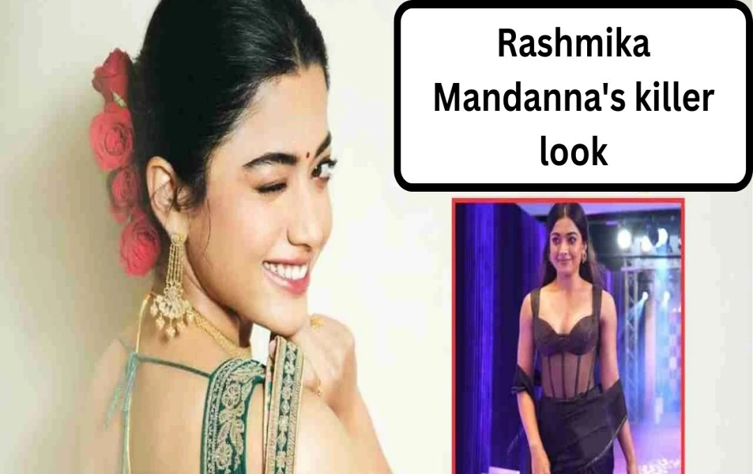 Rashmika Mandanna Captivates Fans with Emotional Post and Stunning Saree Look