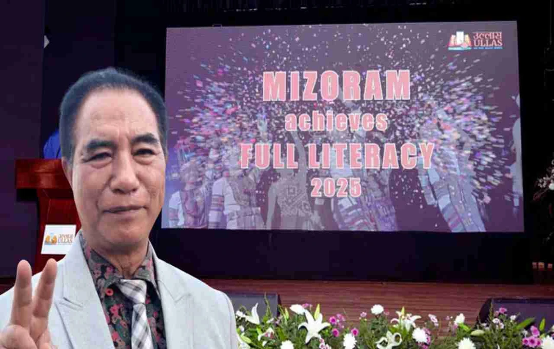 Mizoram Achieves Historic Milestone: First Fully Literate State in India