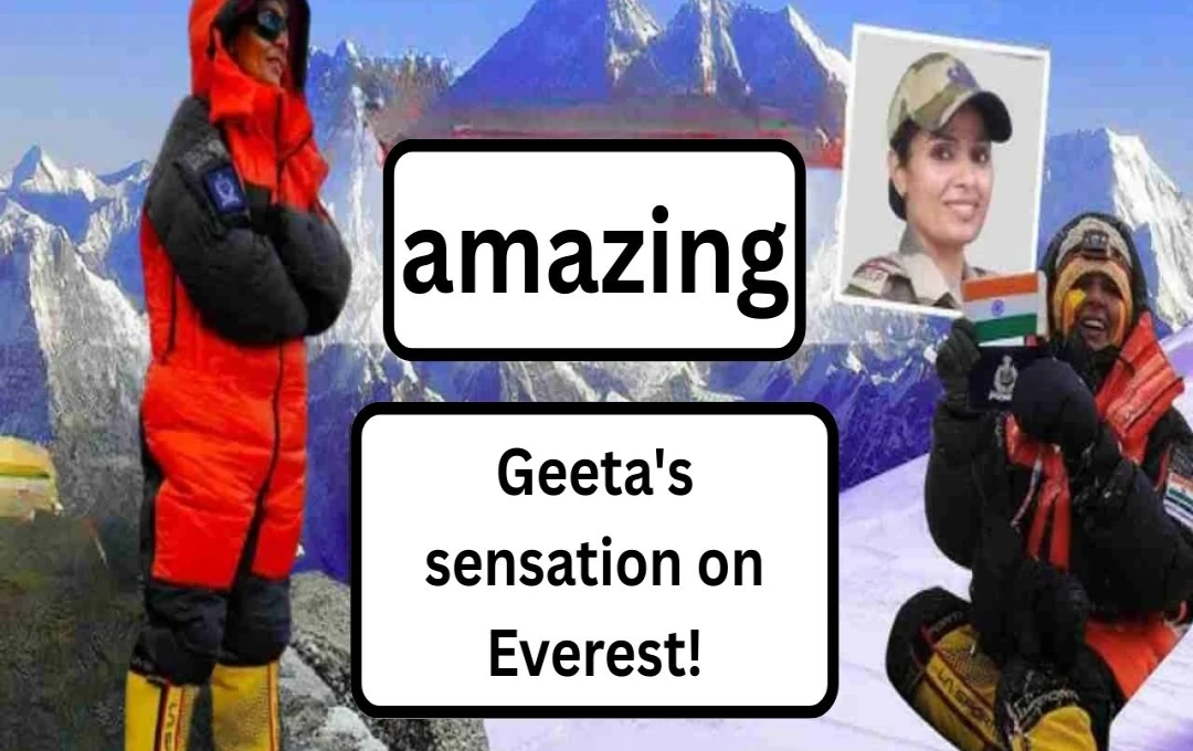 CISF Officer Geeta Samota Conquers Mount Everest
