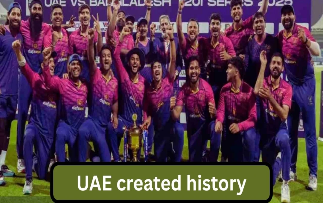 UAE Cricket Team Wins Historic T20 Series Against Bangladesh
