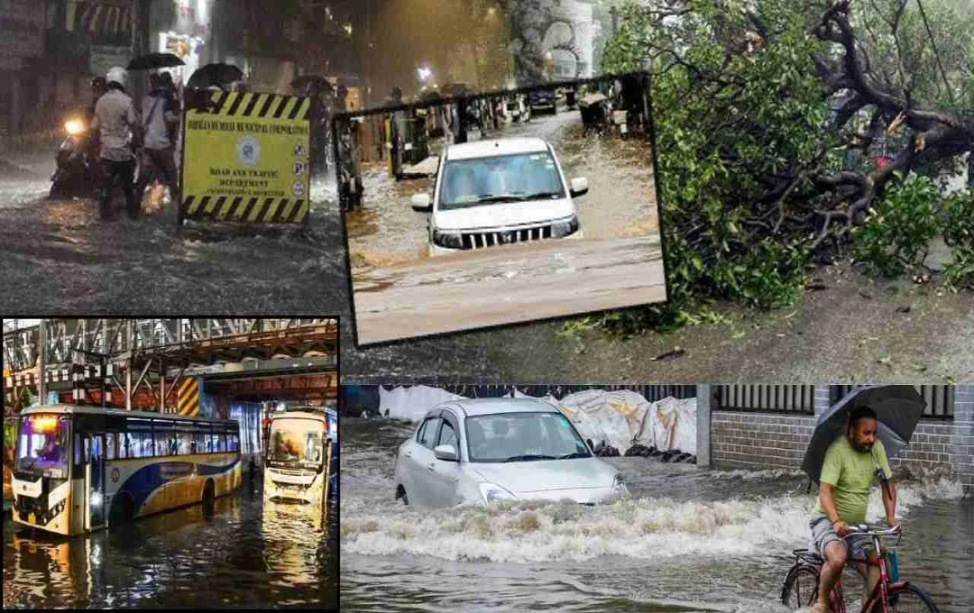 तूफान-बारिश ने मचाया तांडव: दिल्ली-मुंबई में जनजीवन अस्त-व्यस्त, हिमाचल में फटा बादल 