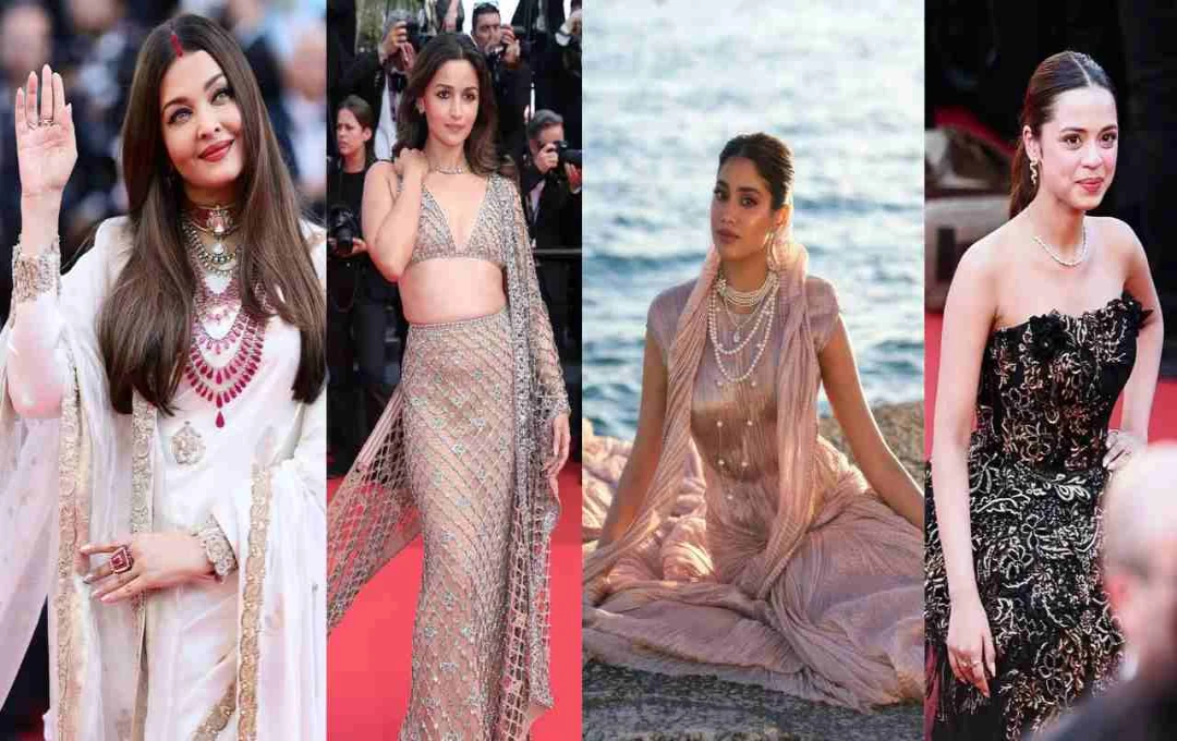 Cannes 2025: ऐश्वर्या से जान्हवी तक, भारतीय सितारों ने रेड कार्पेट पर बिखेरा जलवा