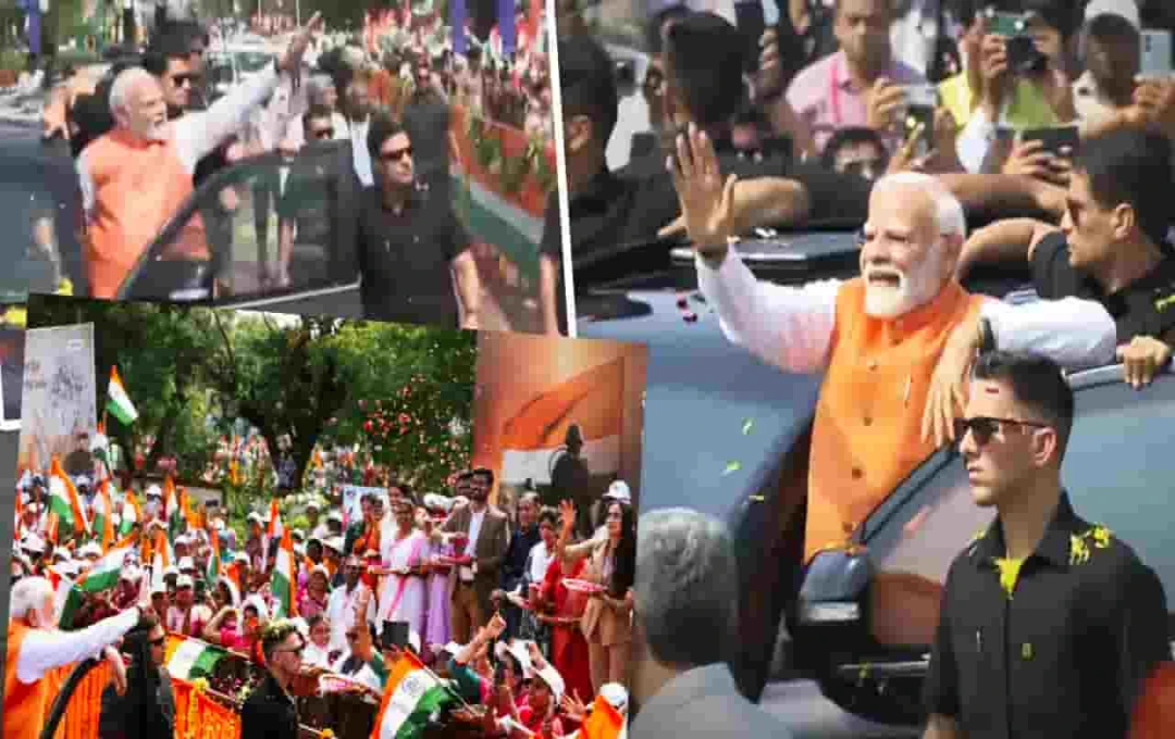 वडोदरा में पीएम मोदी का भव्य स्वागत, कर्नल सोफिया कुरैशी के परिवार ने पुष्पवर्षा कर जताया आभार