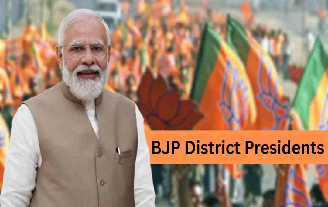 Delhi BJP Announces New District Presidents to Bolster Organizational Strength