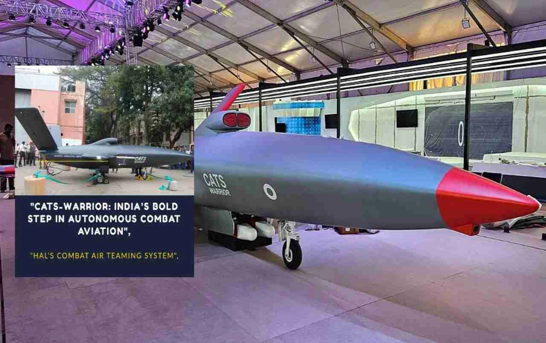 India Unveils CATS Warrior: Stealth Drone to Revolutionize Air Warfare