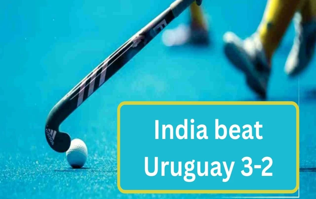 India's Junior Women's Hockey Team Secures Thrilling Victory Over Uruguay
