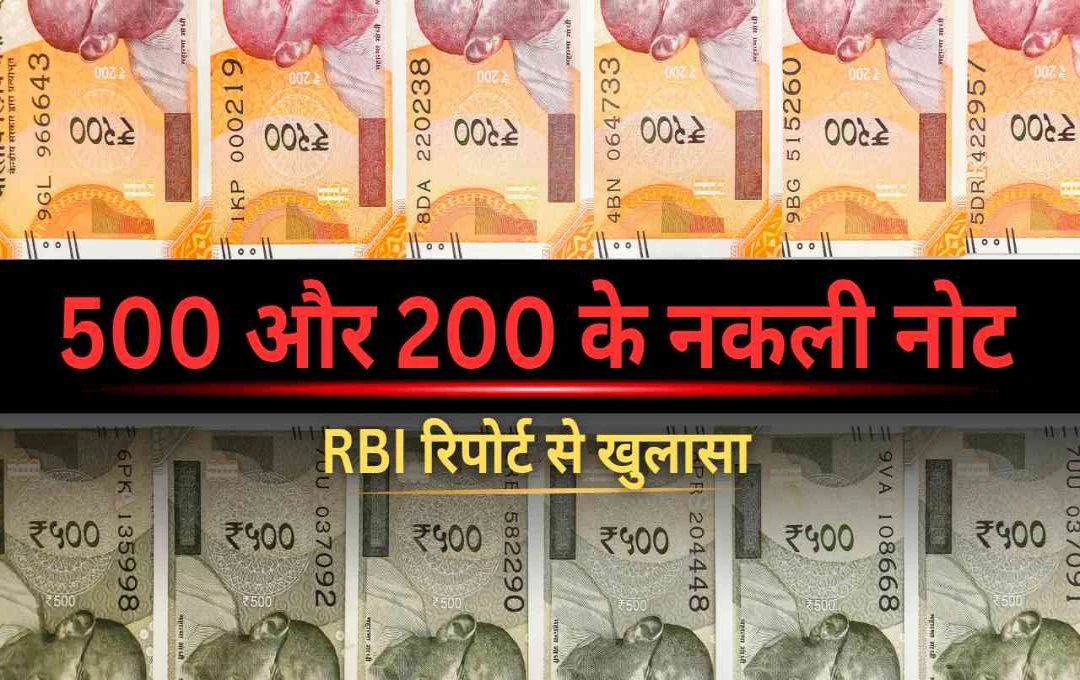 देश में बढ़ता नकली नोटों का खतरा: 500 और 200 रुपये के नोटों पर रखें खास नजर