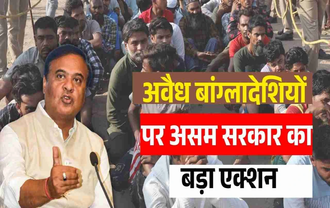 असम सरकार का डंपिंग ऑपरेशन, 49 अवैध बांग्लादेशियों पर बड़ी कार्रवाई