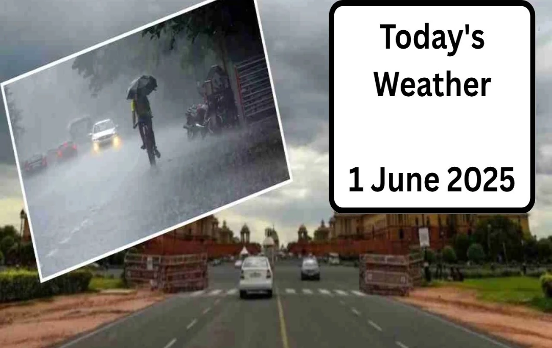 Delhi Braces for Thunderstorms as Heavy Rainfall Impacts Northern and Southern India