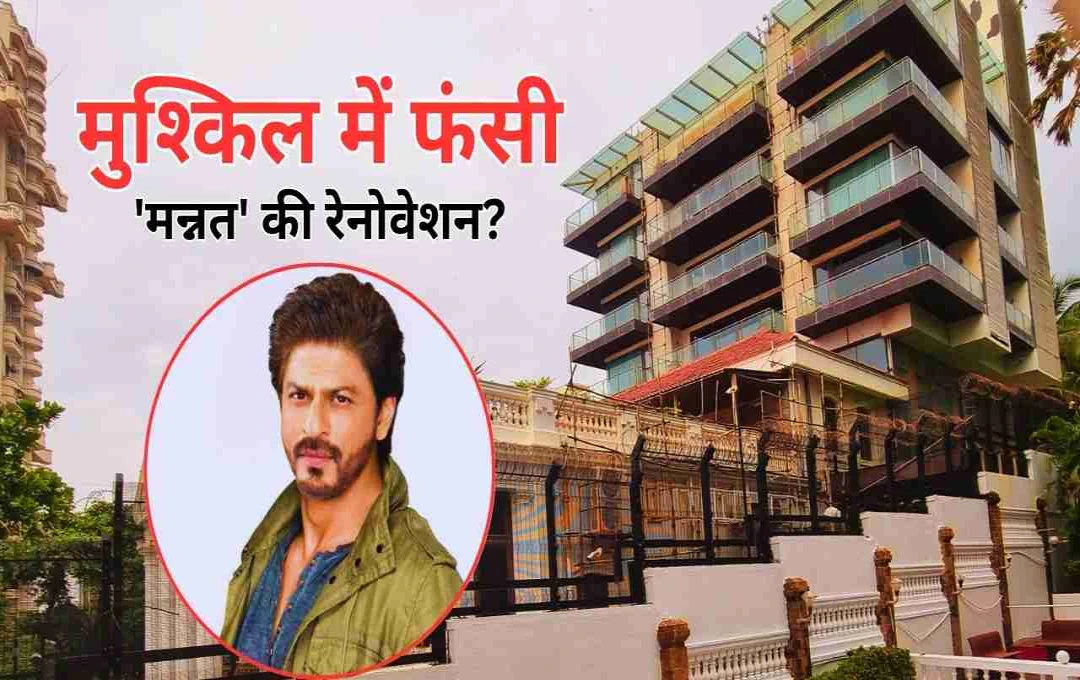 'मन्नत’ पर मंडराए संकट के बादल: शाहरुख खान के बंगले पर BMC की छापेमारी, उठे नियम उल्लंघन के सवाल 