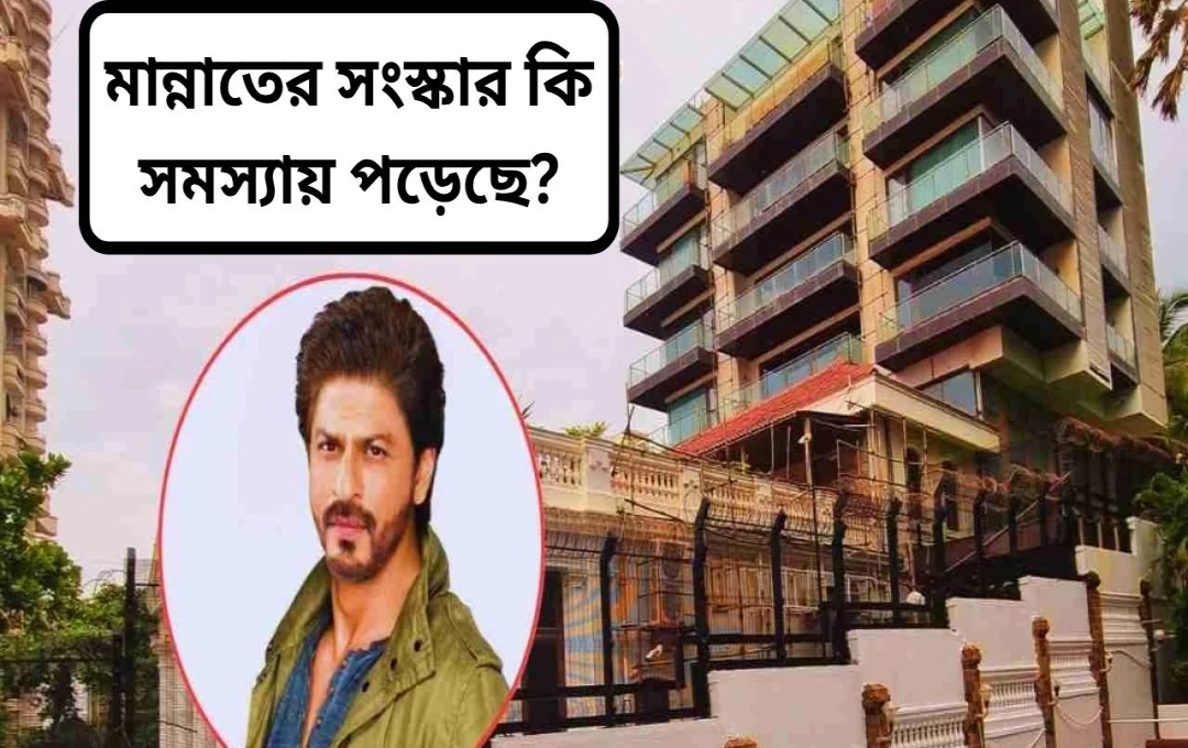 শাহরুখ খানের ‘মনত’ বাংলো সংস্কার: বিএমসি ও বন বিভাগের তদন্ত
