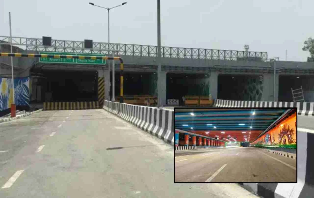 दिल्ली एयरपोर्ट के लिए खुलीं 2 टनलें, अब नहीं लगेगा जाम
