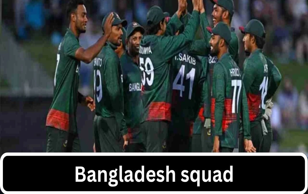 Bangladesh Announces ODI Squad with Miraz as Captain