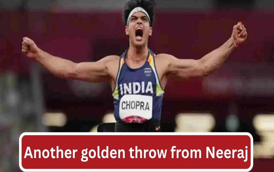 Neeraj Chopra Wins Golden Spike Meet Title