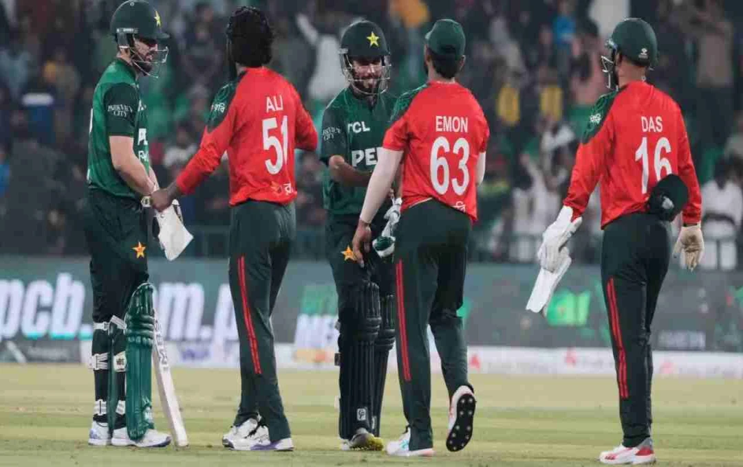 BAN vs PAK T20I Series 2025: मीरपुर में होगी भारत के पड़ोसी देशों की भिड़ंत, शेड्यूल जारी 
