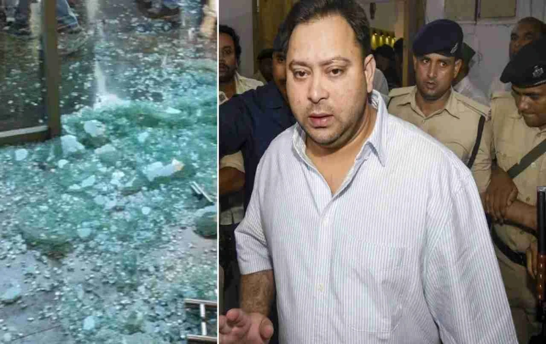 पटना छात्र संसद में भगदड़, तेजस्वी यादव हादसे से बचे बाल-बाल, जानिए पूरा मामला