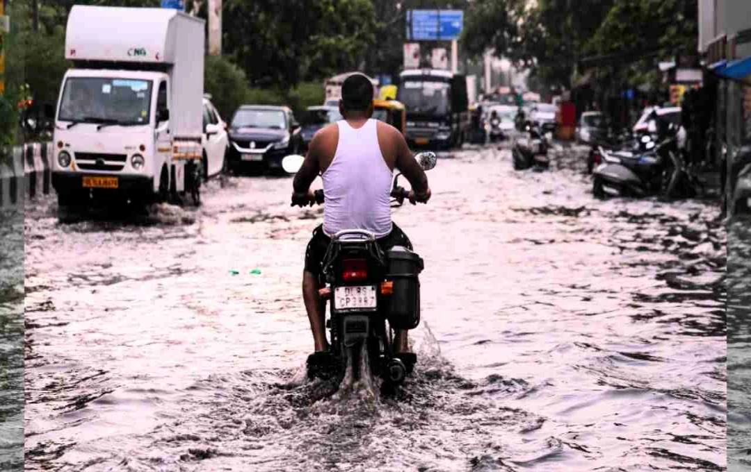 देशभर में मॉनसून की बारिश, सिर्फ दिल्ली अब भी तरसी, IMD ने जारी किया ताज़ा मानचित्र