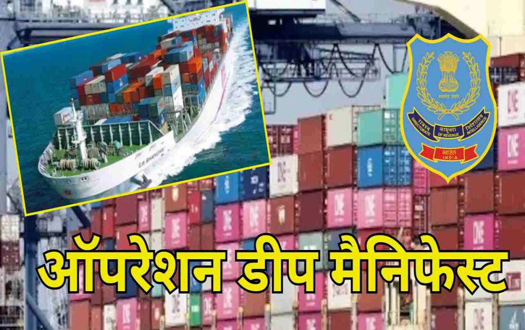 ऑपरेशन डीप मैनिफेस्ट: डीआरआई का बड़ा एक्शन, पाकिस्तान से भारत आ रहे 39 कंटेनर जब्त