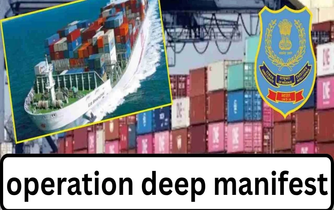 DRI Launches 'Operation Deep Manifest' to Curb Illegal Pakistani Goods Imports