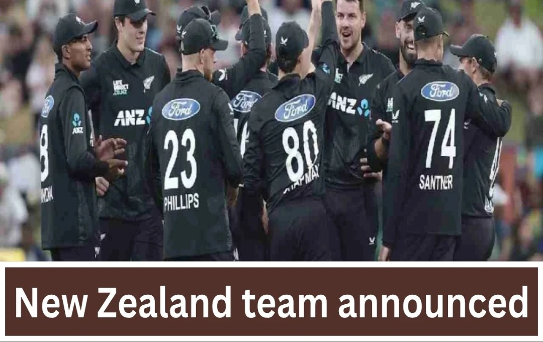 New Zealand Announces Squad for T20 Tri-Series Against South Africa and Zimbabwe