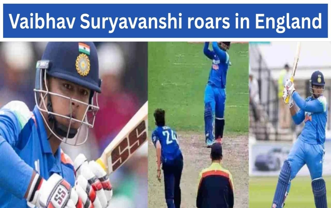 Vaibhav Suryavanshi's Explosive Innings Propels India U-19 to Victory Against England