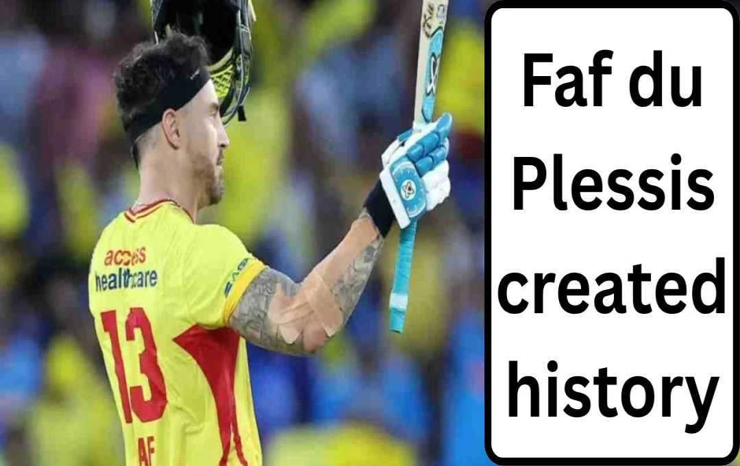 Faf du Plessis Makes History in MLC 2025 with Third Century
