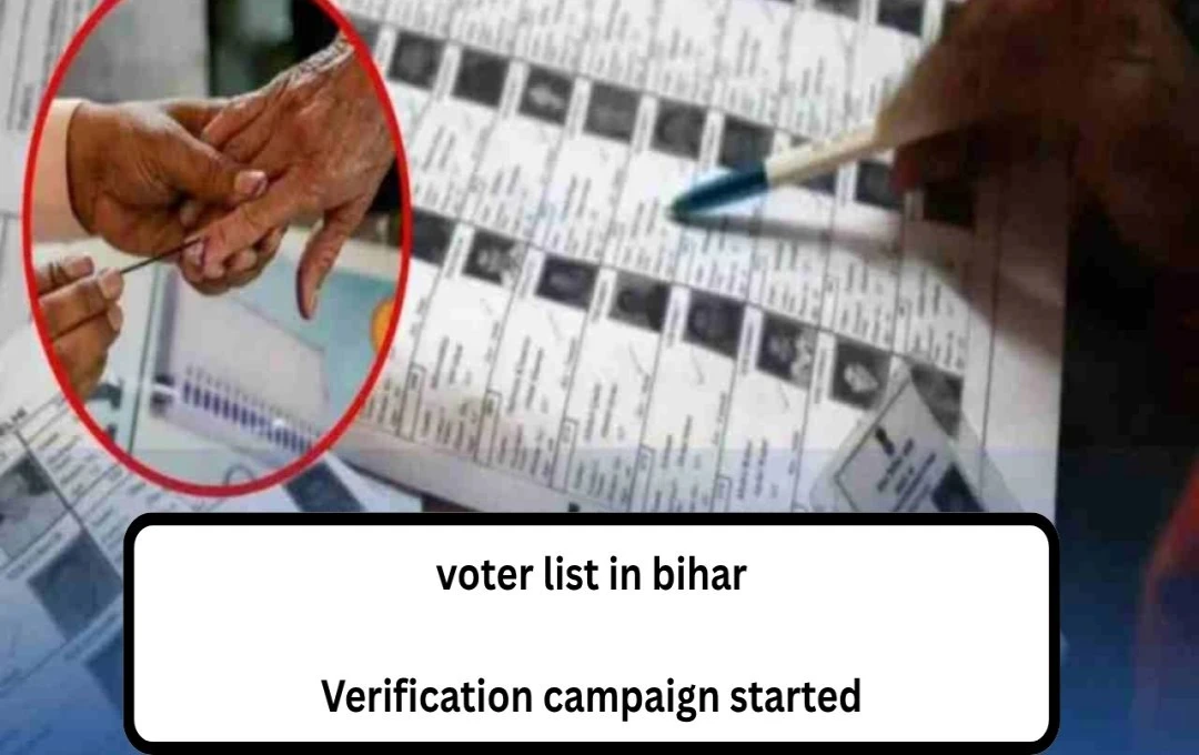Bihar Election Commission Launches Voter List Revision Campaign