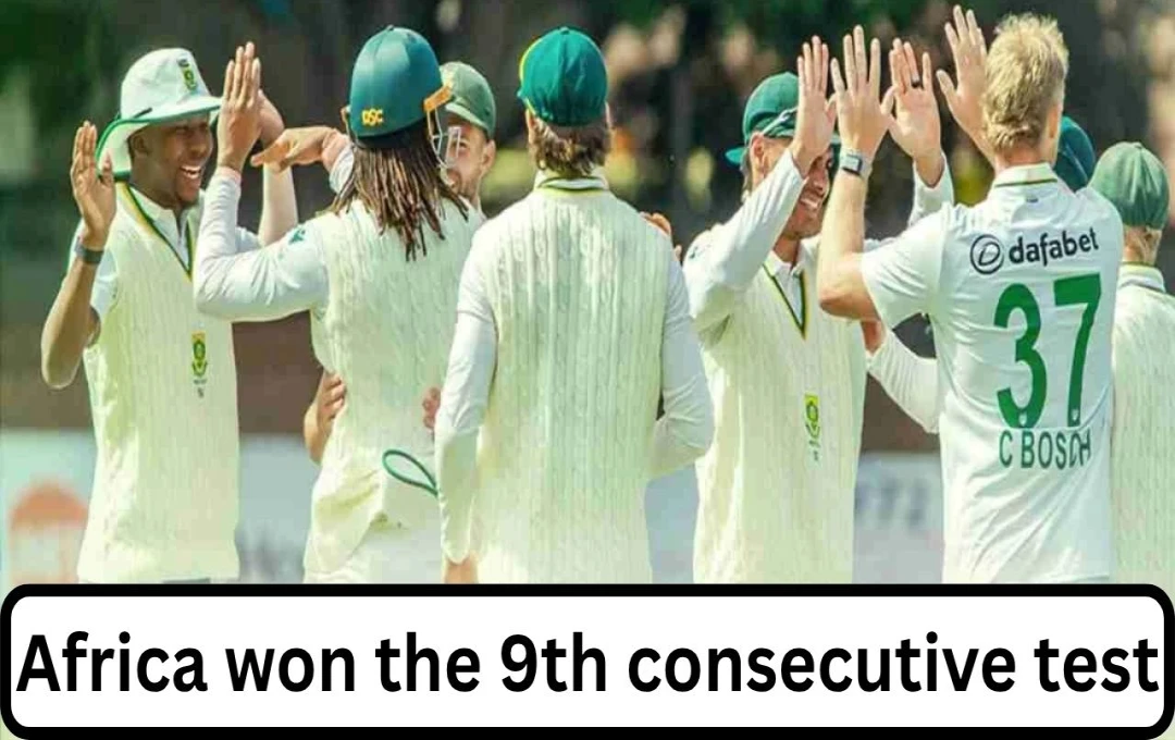 South Africa Dominates Zimbabwe, Equaling Consecutive Test Win Record