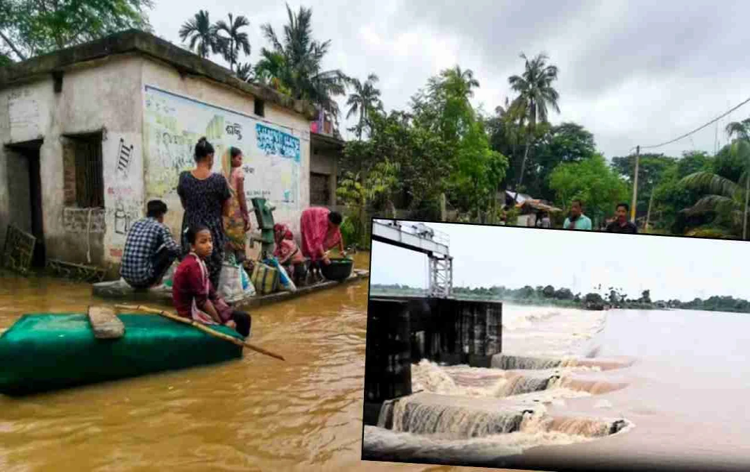 Odisha: बालासोर में बाढ़ का कहर, 100 गांव जलमग्न, राहत कार्य जारी