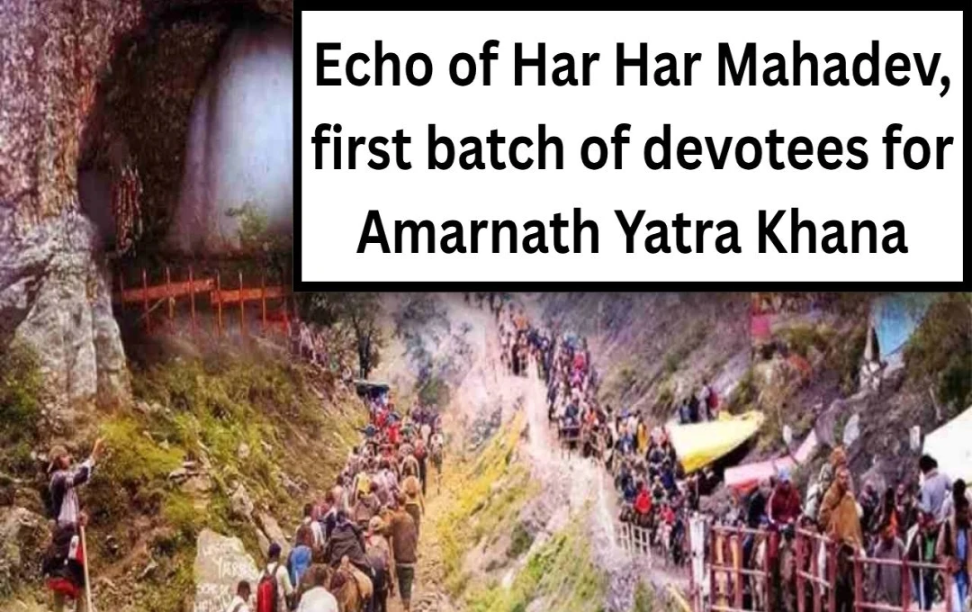 Amarnath Yatra 2025: First Batch Departs Amidst Tight Security and Devotion