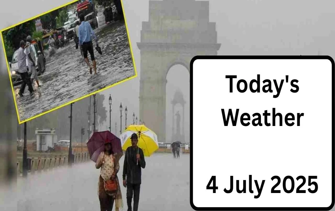 Monsoon Brings Extreme Weather: Delhi-NCR Humid, Uttarakhand & Karnataka Face Heavy Rainfall