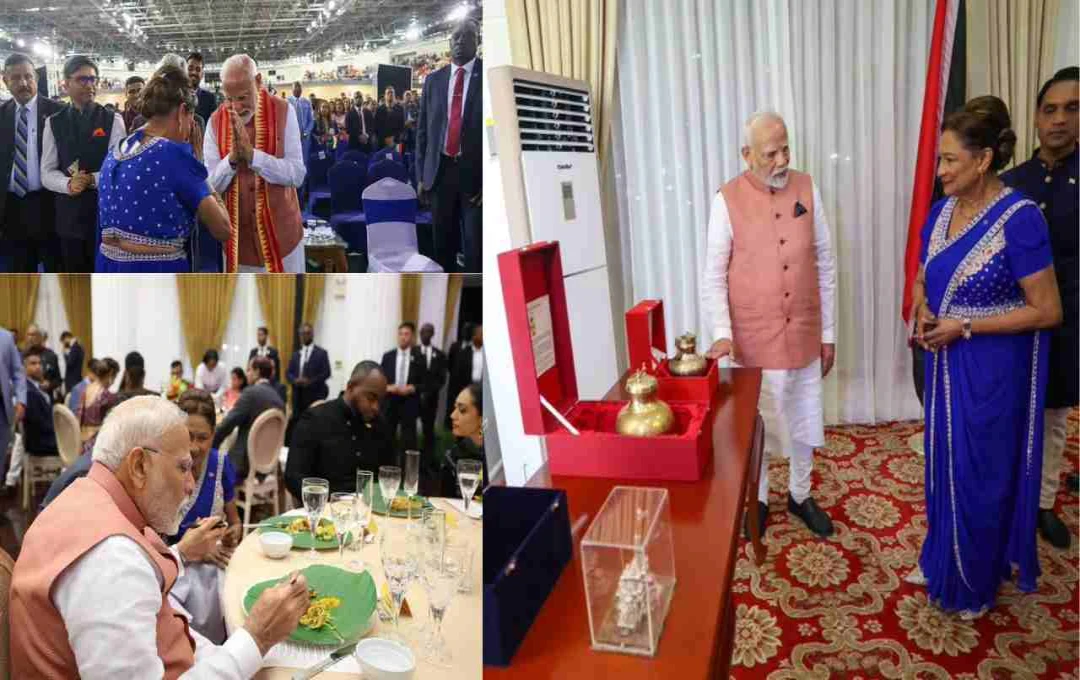 त्रिनिदाद एंड टोबैगो में भारतीय संस्कृति की गूंज: मोदी ने दिया अयोध्या का अनमोल तोहफा, हुआ भव्य स्वागत