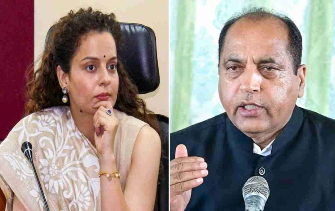 हिमाचल में मानसून की तबाही पर सियासत तेज, मंडी दौरे को लेकर कंगना रनौत और जयराम ठाकुर आमने-सामने