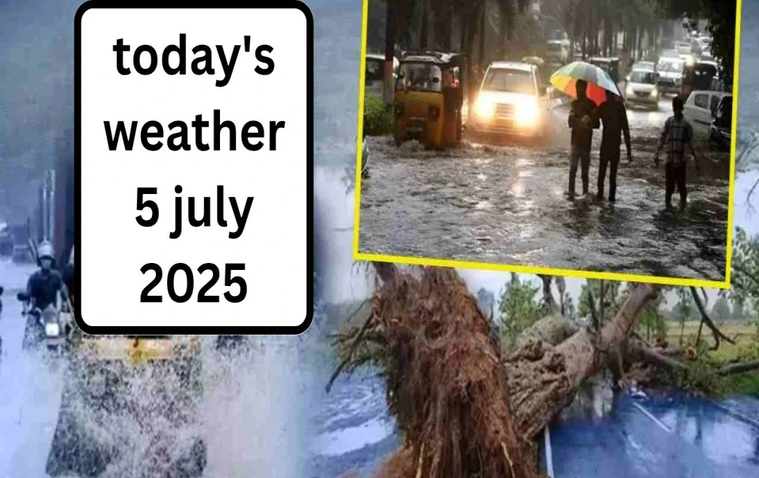 Monsoon Alert: Heavy Rainfall, Strong Winds, and Lightning Strikes Expected Across India