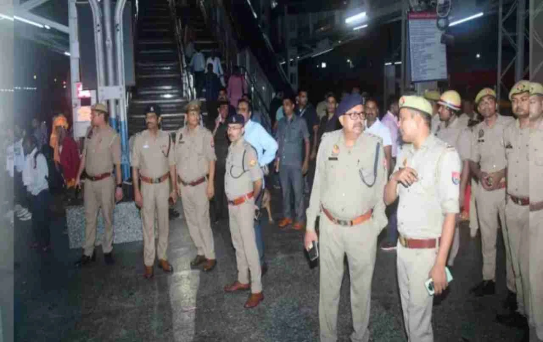 छत्तीसगढ़ संपर्क क्रांति में बम की अफवाह से मचा हड़कंप, झांसी स्टेशन पर खाली कराई गई ट्रेन
