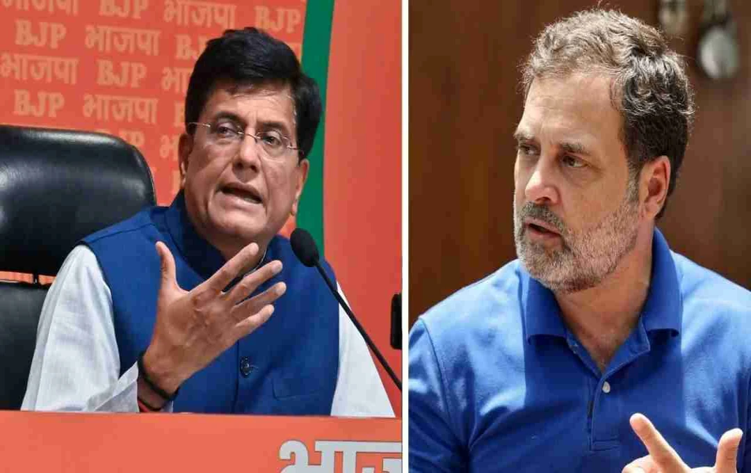 राहुल गांधी के आरोपों पर गोयल का जवाब, कहा- 'अब समझौते की भीख नहीं मांगी जाती'