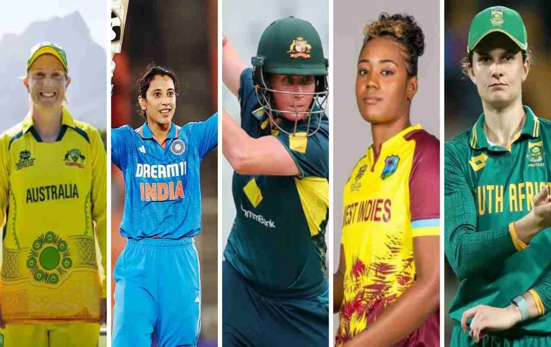 महिला T20 में बैटिंग का बादशाह कौन? जानिए ICC टॉप-5 बल्लेबाजों की ताजा रैंकिंग
