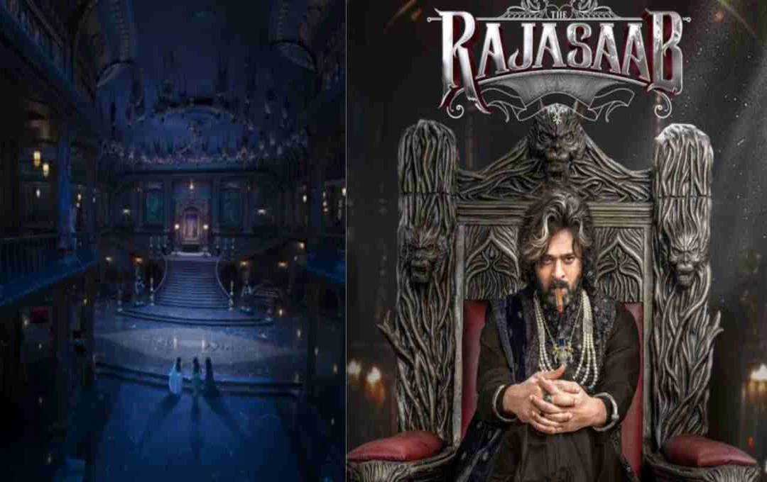 The Raja Saab: प्रभास-संजय दत्त की फिल्म के लिए बना एशिया का सबसे बड़ा इनडोर सेट, जानें भूतिया हवेली के दिलचस्प राज
