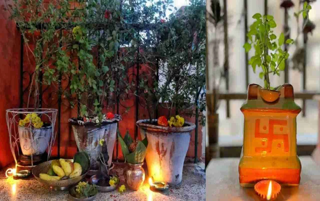 चातुर्मास में तुलसी के पास दीपक जलाने से बदल सकता है भाग्य?