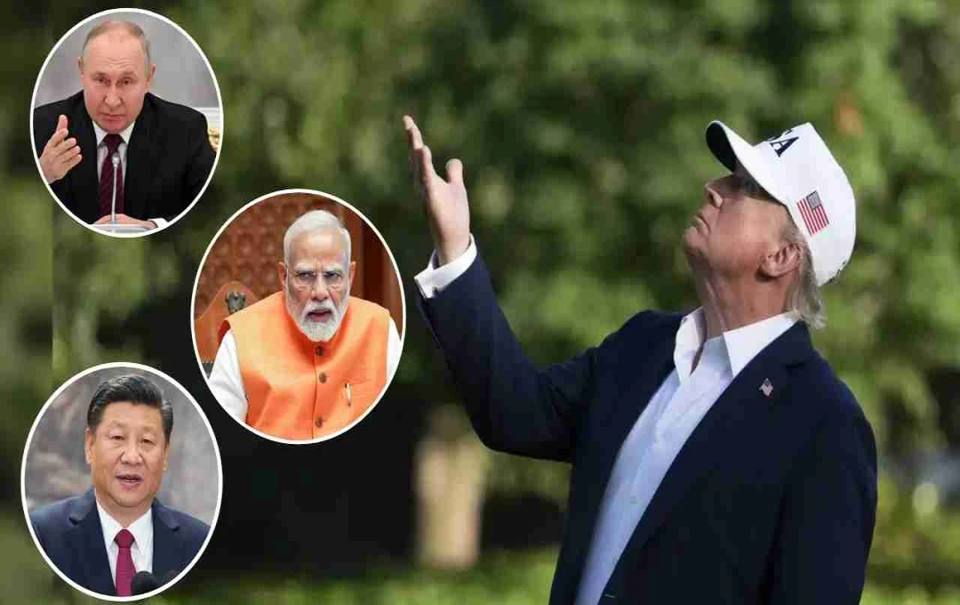 ট্রাম্পের প্রস্তাব: রাশিয়া থেকে তেল কেনা দেশগুলির উপর ৫০০% শুল্ক?