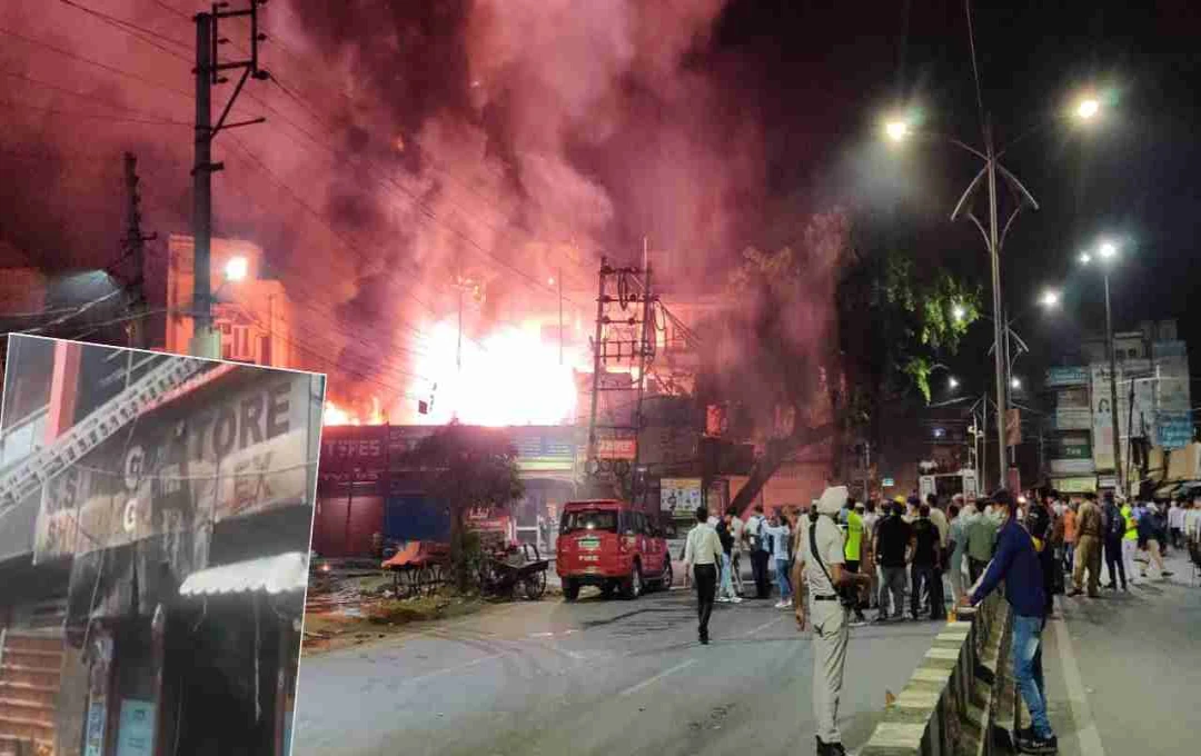 Delhi Fire: सदर बाजार में पहली मंजिल पर लगी आग, मौके पर पहुंची दमकल की टीम