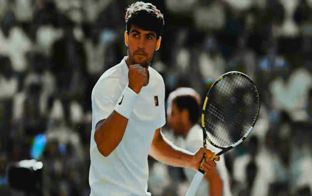  Wimbledon 2025: अल्काराज ने तीसरी बार फाइनल में बनाई जगह, टेलर फ्रिट्ज को रोमांचक मुकाबले में हराया