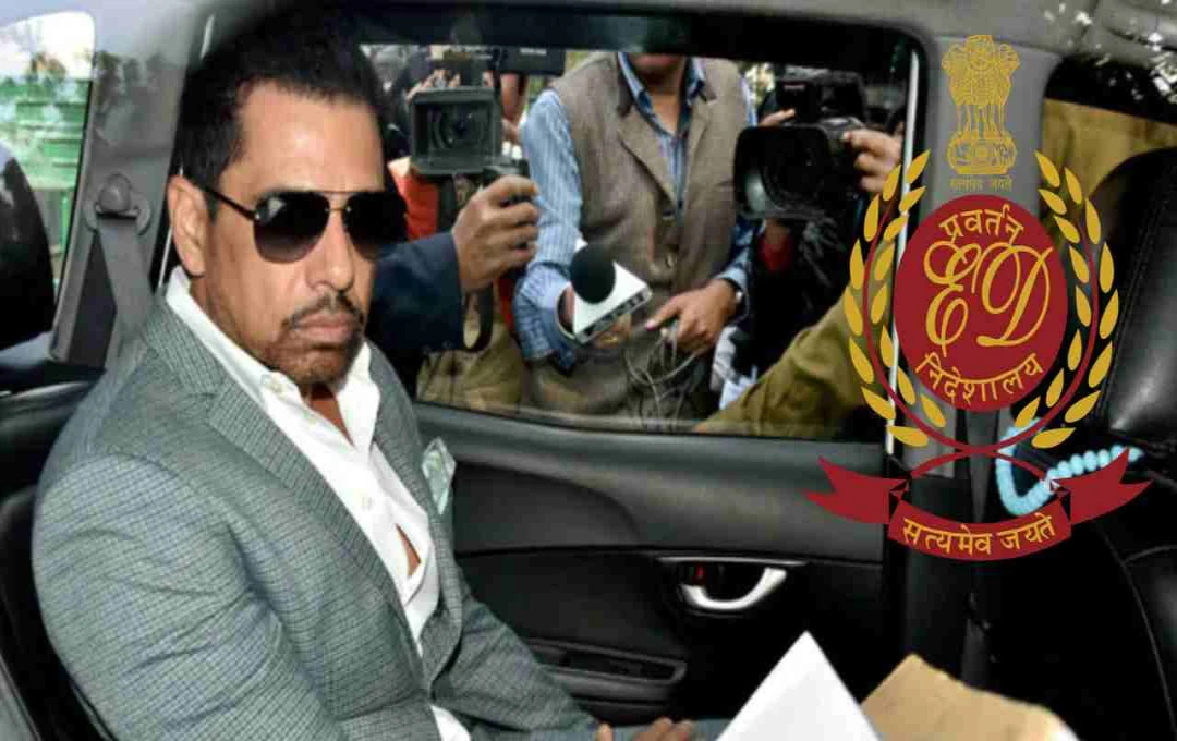 रॉबर्ट वाड्रा पहुंचे ईडी दफ्तर, लंदन प्रॉपर्टी और पेट्रो-केमिकल घोटाले में हो रही पूछताछ