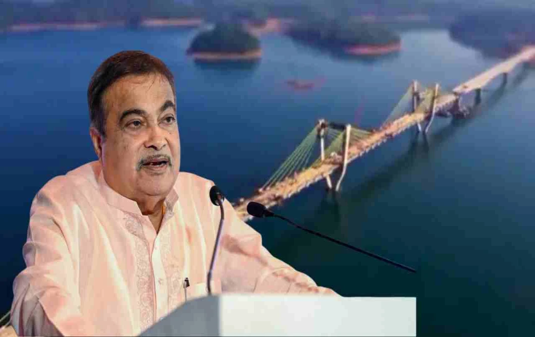 Nitin Gadkari Inaugurates Singdur Bridge in Karnataka: India's Second-Longest Cable-Stayed Bridge