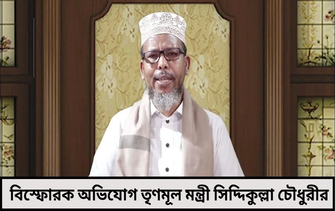 সিদ্দিকুল্লার তোপ নিজের দলের নেতার দিকেই পঞ্চায়েত সভাপতিকে ‘গুন্ডা’ বলে সরাসরি আক্রমণ মন্ত্রীর