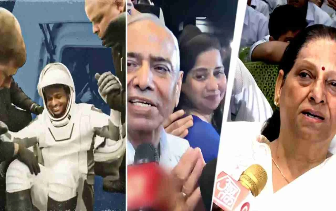 Group Captain Shubhanshu Shukla Returns to Earth After Axiom-4 Mission
